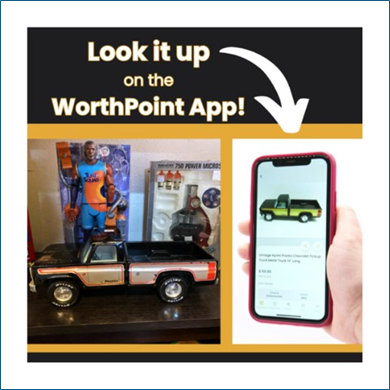 Use our WorthPoint app when you are out and about